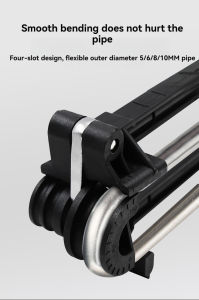 【Spot goods+Quick Shipping】 4-IN-1 180 Degree Pipe Bending Tool Heavy Duty Tube Bender Aluminum Alloy Tubing Bender Brake Fuel Line Curving Pliers