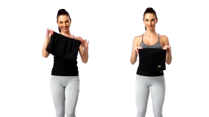 Women Fitness Sauna Suit Waist Trainer Women Men Sweat Enhancing Body Shaper Tummy Abdominal Trimmer 