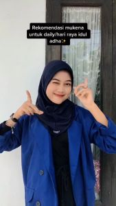 Mukena Traveling Mini Pouch & Mukena Katun Rayon Arsy Premium