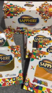 Sarung Anak Sapphire Junior Polos Warna Hitam Putih Grosir dan Ecer