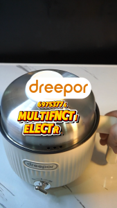Dreepor Rice Cooker Multi-function Cooker 1.8L Non-stick Inner pot electric cooking pot 600W Fast Boil