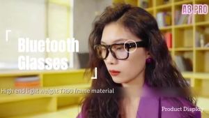 Kính Bluetooth Thông Minh Dành Cho Người Lớn Thời Trang Tích Hợp Loa Micro Cảm Ứng Kính Mát Nam Châm Với Trợ Lý Giọng Nói Dành Cho Công Việc Kinh Doanh