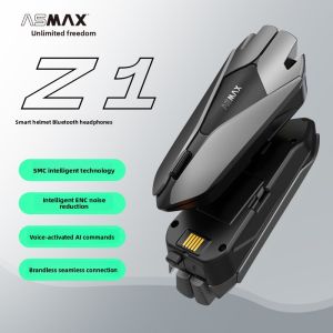 MALUSHEN | Helmet with Bluetooth Headset Wireless Intercom IP68 Waterproof