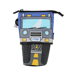 Australia smiggle original childrens pencil case boys clutch bag black blue car retractable pencil holder Kawaii stationery bags