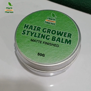 Mark and Marias Hair Grower Styling Balm Matte Finished 50g - Supports Hair Growth | Hair Nourishing Hair Strengthening Helps Reduce Hair Fall Moisturizes Hair & Scalp Non Greasy Lightweight Hair Care Treatment for Men and Women Strong Hold Matte Look