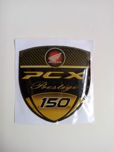 STIKER EMBLEM TIMBUL HONDA PCX 150 PRESTIGE emblem honda PCX 3d kualitas terbaik