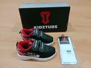Sepatu Sekolah Anak Laki Laki Warna Hitam karakter ALTER EGO EVOS GAMING Perekat Usia PAUD TK SD SMP-KIDZTUBS16447223