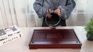 Chinese Tea Tray Solid Wood with Drainage Drawer Kung Fu Tea Set Tea Sea Teaware 实木茶盘茶具托盘双层抽屉沥水茶台