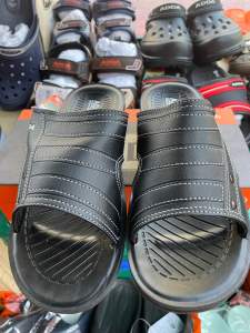 รองเท้าAddaรองเท้าลำลองแบบสวมผู้ชายหนังพียูแท้100%พร้อมส่ง