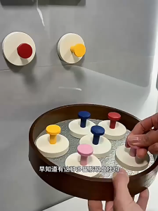 Móc hút chân không móc dán tường không dấu vết móc treo đồ nhà tắm chịu lực tốt móc treo quần áo gắn tường không cần khoan chuyên dụng cho phòng tắm.