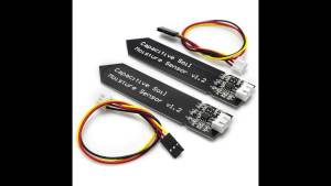 Capacitive Soil Moisture Sensor Module Corrosion Resistant Moisture Detection Garden Watering for Arduino DIY 3.3~5.5V