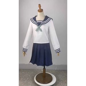 Free Sample Amanai Riko Cosplay Costume Japanese School JK Uniform Sailor Dress Anime Costume Cosplay
