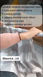 Pipa Gorden Kolong Dapur Gorden Jendela dan Gorden Pintu