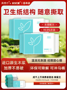 Affordable Family Pack Wet Toilet Paper 100 Sheets*3 Packs Butt Wipes Men Women Private Part Wet Wipes Female Bathroom Towels