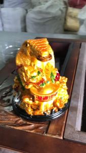 Feng Shui Wood Snake Zodiac Round Statue Ornament for Home Decor2025-Wooden Wooden Decor