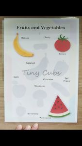 Tiny Cubs 100% Handmade/Pre-Order Educational Toddler Busy Book/Quiet Book 安静书 with Montessori Approach Early Learning - Matching Games