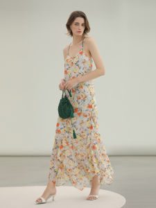 COCOBELLA | Stylish Ruffled Floral Print Summer Dress