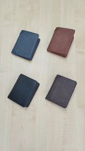 KASHVAU Mens Vertical PU Leather Wallet Large Capacity Multi Card Holder Cash Pocket Wallet D2425-2
