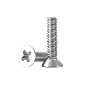 LIGE | 304 Stainless Steel Flat Head Cross Screw M2 M3 M4 M5 M6 M8 M10