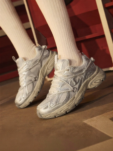 Champion | Summer New Style Tie Lace Silver Retro Running Casual Shoes