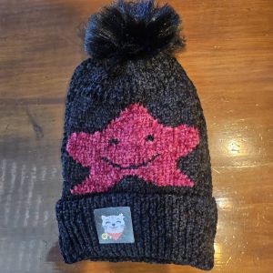 หมวกกันหนาวเด็กผ้า chenille เนื้อนุ่ม เนื้อผ้าคล้าย ลูกฟูก ด้านในบุผ้าขนสำหรับอายุ 3-6 ขวบโดยประมาณ สินค้าส่งจากไทย