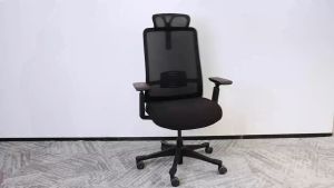Dekoruma SAGA Kursi Kantor Ergonomis Hitam / Kursi Kerja Manager
