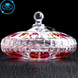 Khay Đựng Mứt Thuỷ Tinh Pha Lê Chia Ngăn Hoạ Tiết Chấm Bi Màu Cao Cấp / Thố Mứt Tết Chia Ngăn 510-9 M3173 Khay Đựng Mứt Hình Tròn Chất Liệu Kính Họa Tiết Polka Dots Sang Trọng - Lazada