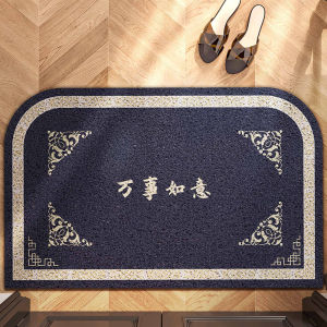 Red Anti-Slip Door Mat Entrance Way Floor Rug Large Door Threshold Dirt Trapping Mat Modern Simple Style Home Textile