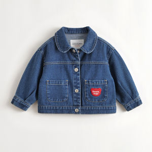 Marc&Janie | Bear Print Soft Denim Jacket