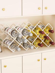 Home Elegant Diamond Wine Bottle Display Rack