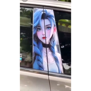 Ready Stock Car sticker PE film Cover Stripe Car Door Center 181 Naruto Column Pillar sticker Car Window Middle
