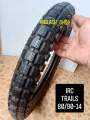 BAN SEMI TRAIL RING 14 IRC SWALLOW UKURAN 80/90-14 KONDISI BARU. 