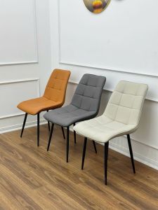 Ghế ăn Camilla LACASA bọc da Pu chân sắt sơn tĩnh điện. Nhập khẩu cao cấp hiện đại căn hộ chung cư gia đình nhà phố