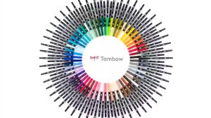 Tombow ABT Dual Brush Pen 055 Process Yellow