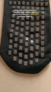 Raxen - Kaos Kaki Sport Anti Slip Polos Hitam Dewasa / Kaus Kaki Antislip Pendek Murah