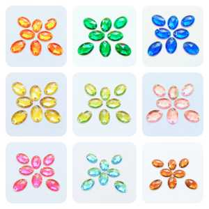 payet diamond jahit kristal akrilik mote tempel oval grade B uk 10 x 14 per lusin