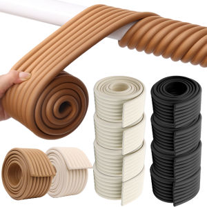 2M W Shaped Adhesive Anti Collision Strip 3D Wall Sticker Furniture Anti Collision Protection Strip Table Edge Anti Collision Pad