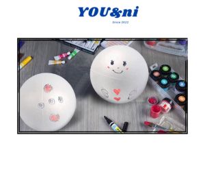 DIY Round Styrofoam Balls Christmas Ball White Modelling Polystyrene Foam Craft Balls 3cm/4cm/5cm/6cm