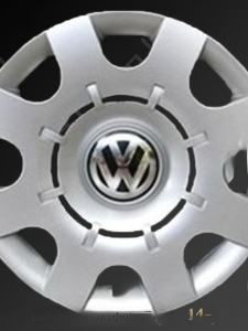 ฝาครอบดุมล้อรถ 14 นิ้วคุณภาพสูงหมวกยางล้อ Hub Shield เหมาะสําหรับ Volkswagen Santana 3000 Puhang Zhijun