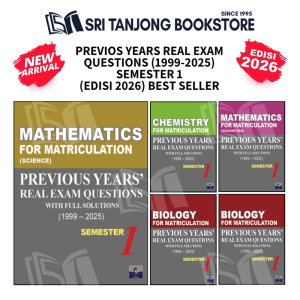 【ST】(2026/27) SAP: PREVIOUS YEARS’ REAL EXAM QUESTIONS【1999-2025】 PAST YEAR MATRICULATION SEMESTER 1