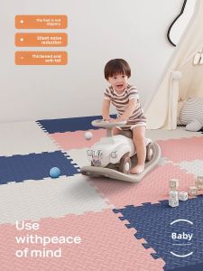 MONLEYTA | Thickened Foam Tatami Style Floor Mat For Babies And Toddlers Home Use Crawling Pad Interlocking Sponge Rugs Non-Slip Mat