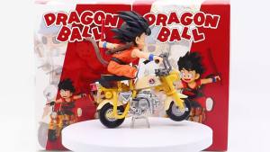 Anime Dragon Ball Z Anime Figure Son Goku Master Roshi Locomotives PVC Action Kame Sennin Motorcycle Toys Model Collector Gifts