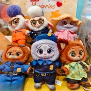 Disney New Nick Judy Crazy Zootopia Series Doll Blind Box Toy Pendant Vinyl Plush Doll Toy Pendant Plush Gift Cute Doll Pendant