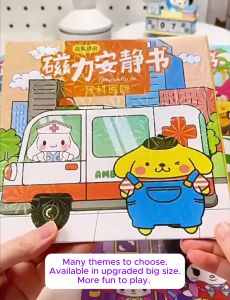 Sanrio Character-Themed Magnetic Activity Note Book