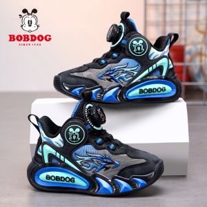 Bobdog | Giày Bóng Rổ Nhẹ Chống Thấm Da Thu Đông