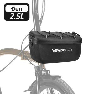 NEWBOLER Đa Chức Năng Brompton Xe Đạp Gấp Túi Ghi Đông Xe Đạp Chống Mưa Xe Đạp Phía Trước Giỏ Túi Đựng Phụ Kiện Xe Đạp Brompton
