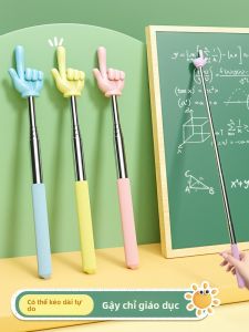 Macaron Extendable Finger Reading Stick Teaching Pointer Stick Early Education Home Use Kindergarten Teaching Rod Reading Tool