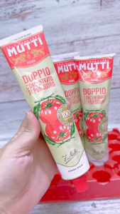 MUTTI [TUÝP LỚN 200g] SỐT CÀ CHUA ĐẬM ĐẶC 995% Doppio Concentrato Di Pomodoro