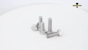 น็อต สกรู หัว 6 เหลี่ยม โบลท์ สแตนเลส 304 เกลียวมิล ตลอด หยาบ M8 / Hexagon Head Screw/Bolt Full Thread SUS304 M8