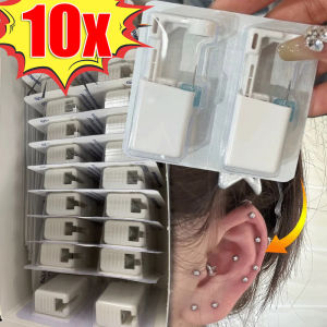 เจาะหูจมูกแบบใช้แล้วทิ้งเป็นหมันเจาะกระดูกอ่อนที่ติ่งหน้ารูหูเครื่องมือเจาะไม่เจ็บ